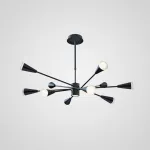 Люстра на штанге MILTON 10 Черный