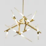 Подвесная люстра ANDES 12 Латунь от ImperiumLoft