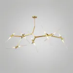 Подвесная люстра ANDES 14 Латунь от ImperiumLoft