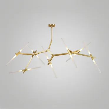 Подвесная люстра ANDES 14 Латунь