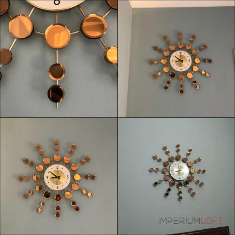 Дизайнерский настенный декор часы LaLume-KKK00361 от ImperiumLoft