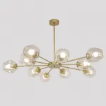 Люстра на штанге MARINE B 8 Black/Blue от ImperiumLoft