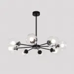 Люстра на штанге MARINE B 8 Black/Blue от ImperiumLoft