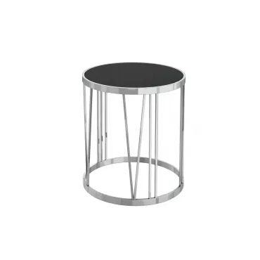 Столик из черного стекла круглый GY-ET7738 от ImperiumLOFT Столик из черного стекла круглый GY-ET7738 от ImperiumLOFT