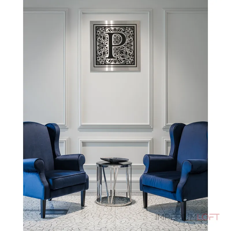 Столик из черного стекла круглый GY-ET7738 от ImperiumLOFT от ImperiumLoft