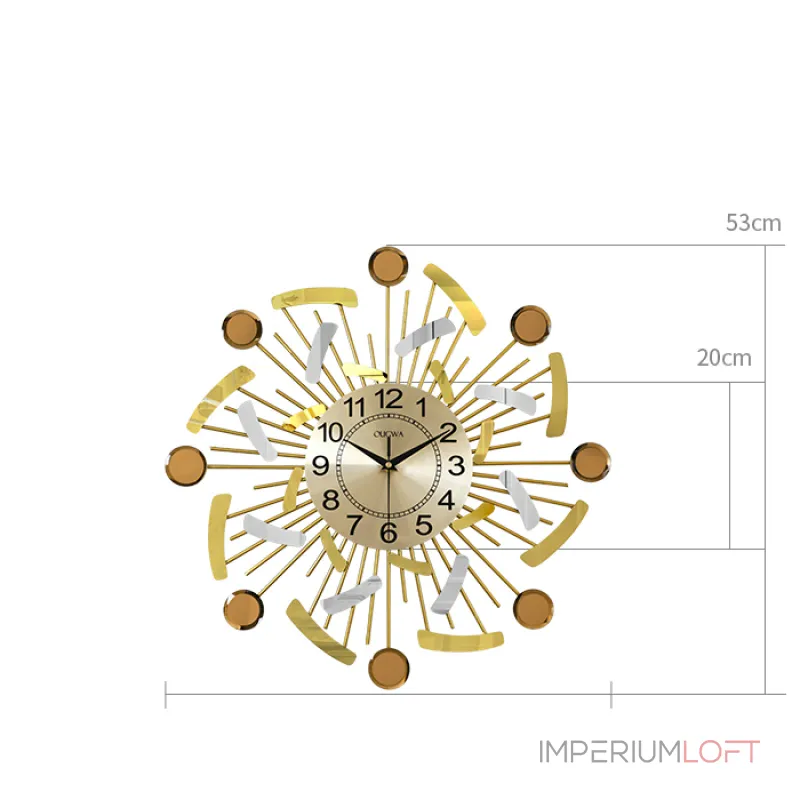 Дизайнерские настенные часы LaLume-KKK00199 от ImperiumLoft