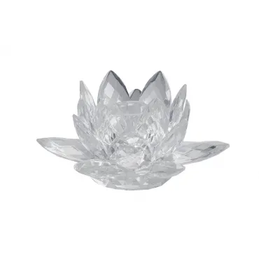 Подсвечник хрустальный в виде цветка X110279