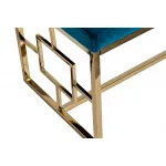 Банкетка велюровая изумрудная 47ED-BEN005GOLD-EM от ImperiumLoft