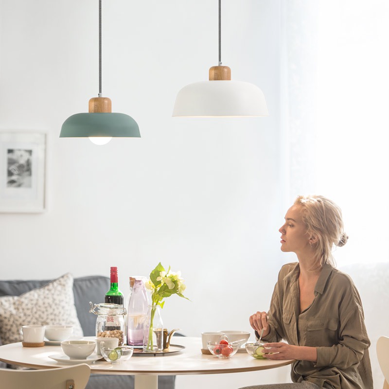 Подвесной светильник WILLES D30 White Dark Brown Подвесной светильник WILLES D30 White Dark Brown