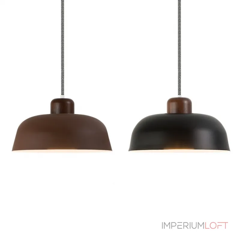 Подвесной светильник WILLES D30 White Dark Brown Подвесной светильник WILLES D30 White Dark Brown