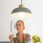 Подвесной светильник WILLES D30 White Dark Brown