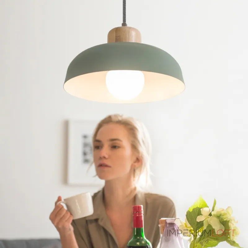 Подвесной светильник WILLES D30 White Dark Brown Подвесной светильник WILLES D30 White Dark Brown