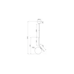 Светильник потолочный Шар K2GP-825BR-S от ImperiumLOFT от ImperiumLoft