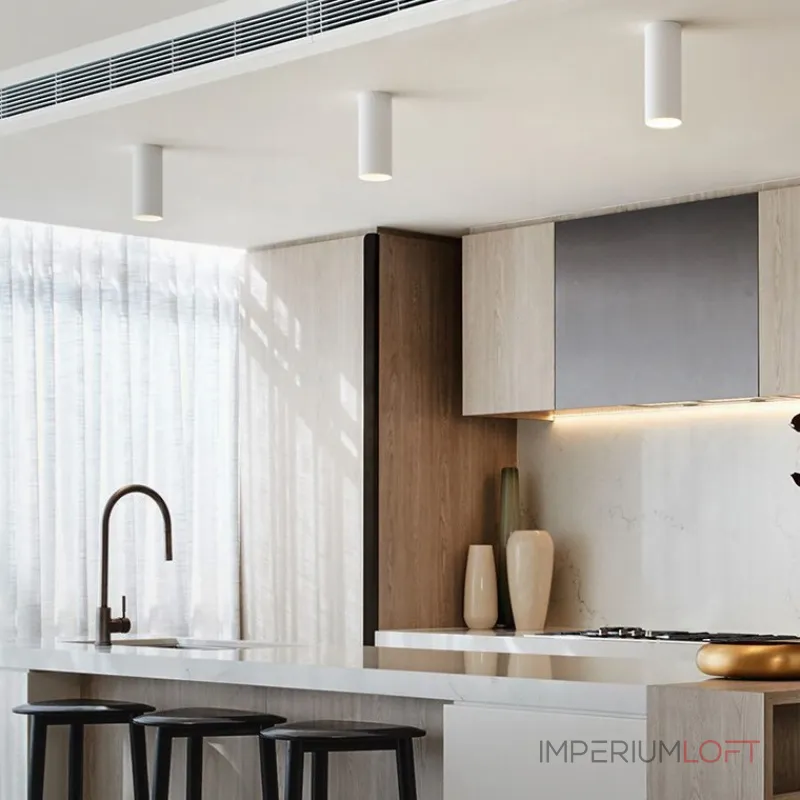 Потолочный светильник LINE H80 Black от ImperiumLoft