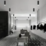 Потолочный светильник LINE H80 Black от ImperiumLoft