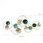 Дизайнерский настенный декор цветы в рамке LaLume-KKK00209 от ImperiumLoft