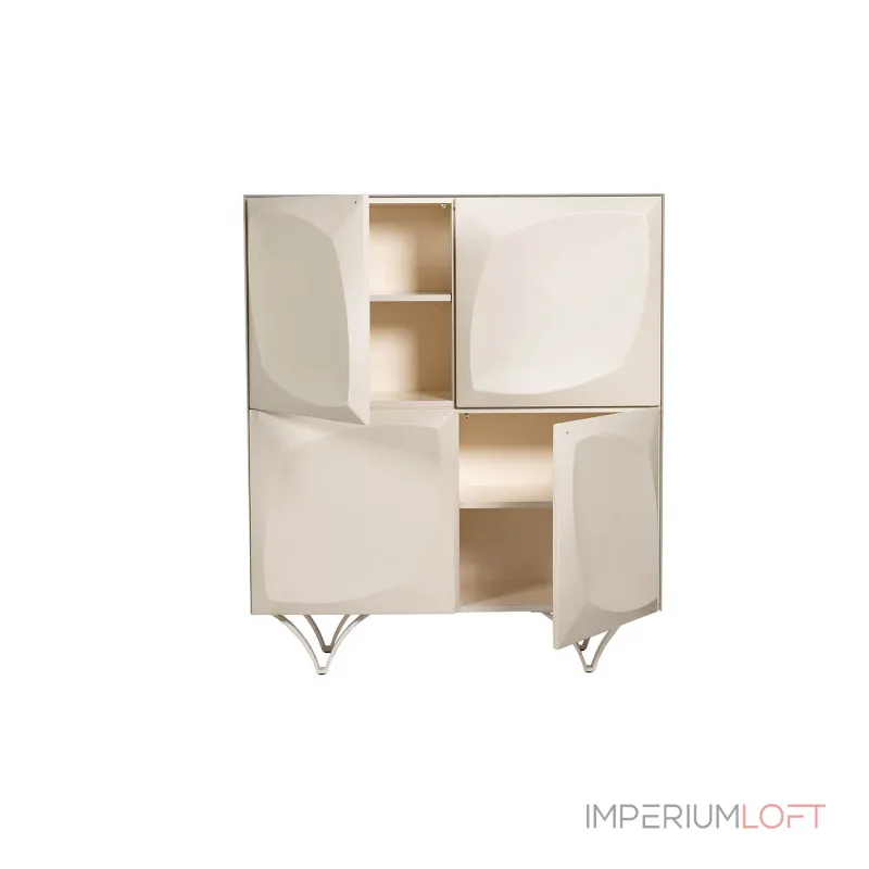 Комод Quadro высокий белый 58DB-CHH15873 от ImperiumLoft