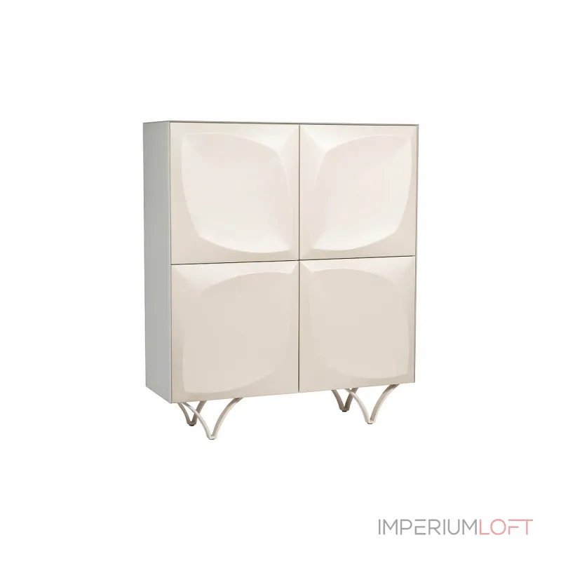 Комод Quadro высокий белый 58DB-CHH15873 от ImperiumLoft
