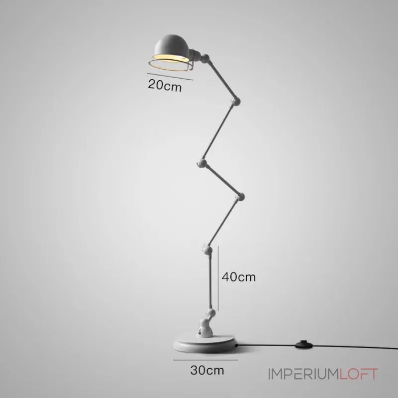 Торшер VIKNING Черный от ImperiumLoft