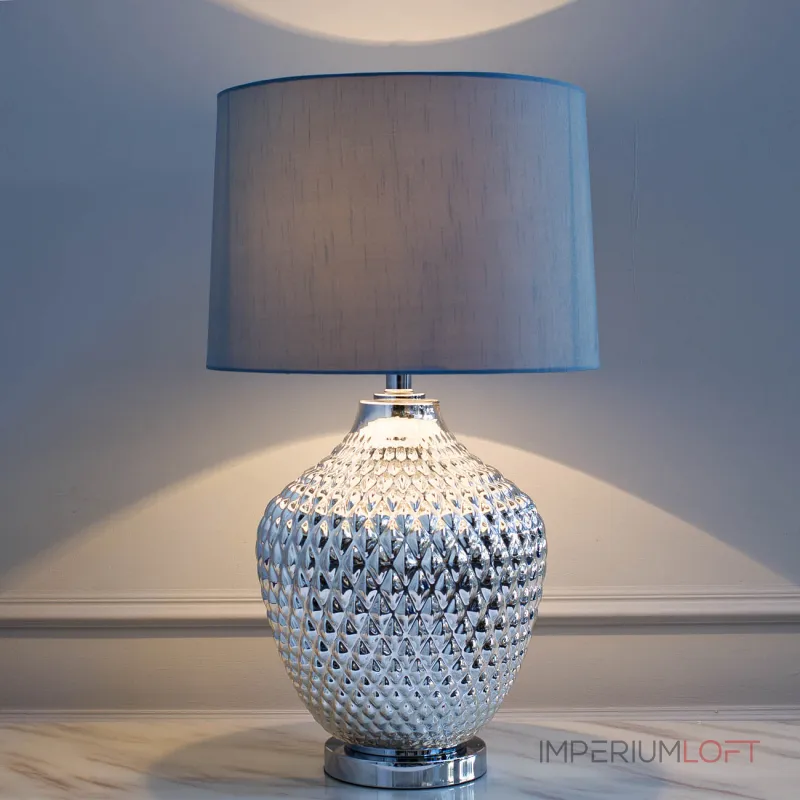 Лампа настольная плафон синий 22-88017 от ImperiumLoft