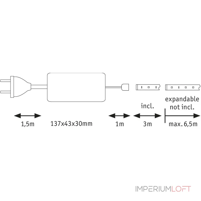 Светодиодная лента 500 6500К 3м Paulmann MaxLED 70665. от ImperiumLoft Светодиодная лента 500 6500К 3м Paulmann MaxLED 70665. от ImperiumLoft