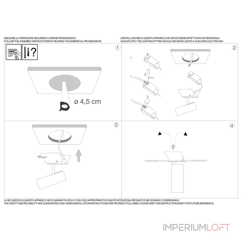 Спот Ideal Lux PLAY 258270 от ImperiumLoft Спот Ideal Lux PLAY 258270 от ImperiumLoft