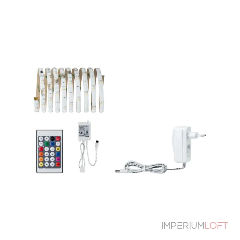 Светодиодная лента Strip Motion Color+White Set 3m RGBW + 3000К ДУ Paulmann Digital LED 70696 от ImperiumLoft Светодиодная лента Strip Motion Color+White Set 3m RGBW + 3000К ДУ Paulmann Digital LED 70696 от ImperiumLoft