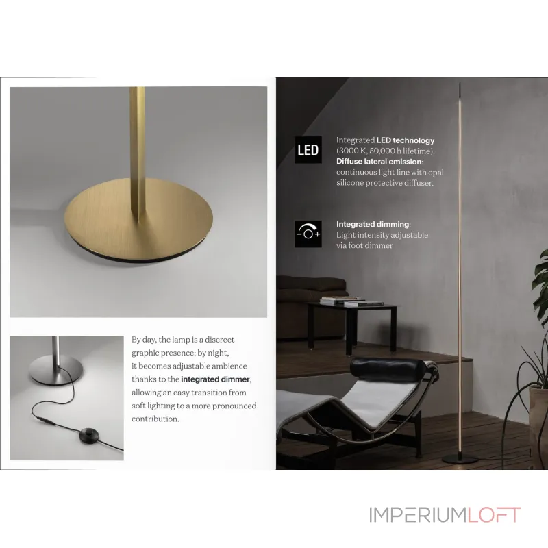 Торшер Ideal Lux BLADE 368641 от ImperiumLoft