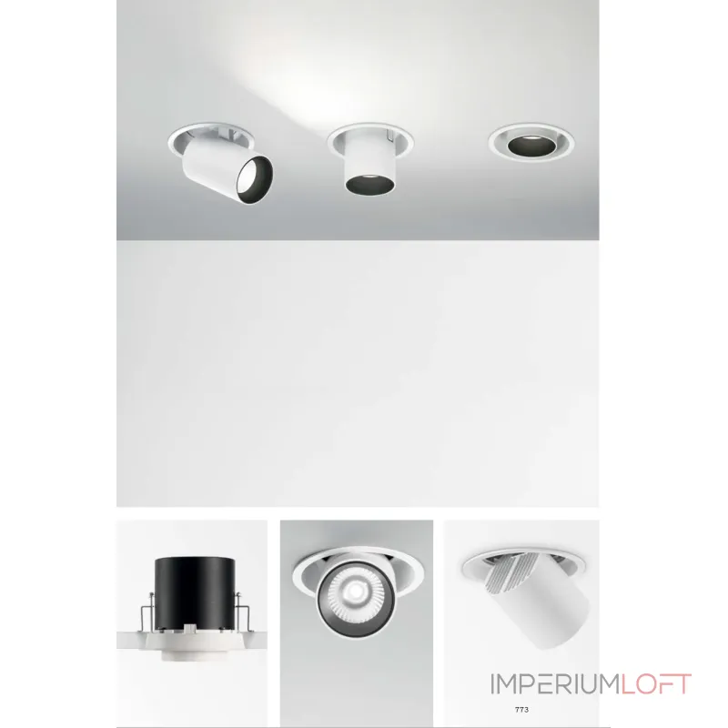 Потолочный встраиваемый светильник Ideal Lux Nova 364408 от ImperiumLoft