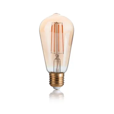 Филаментная лампа Ideal Lux LAMPADINE E27 Янтарь