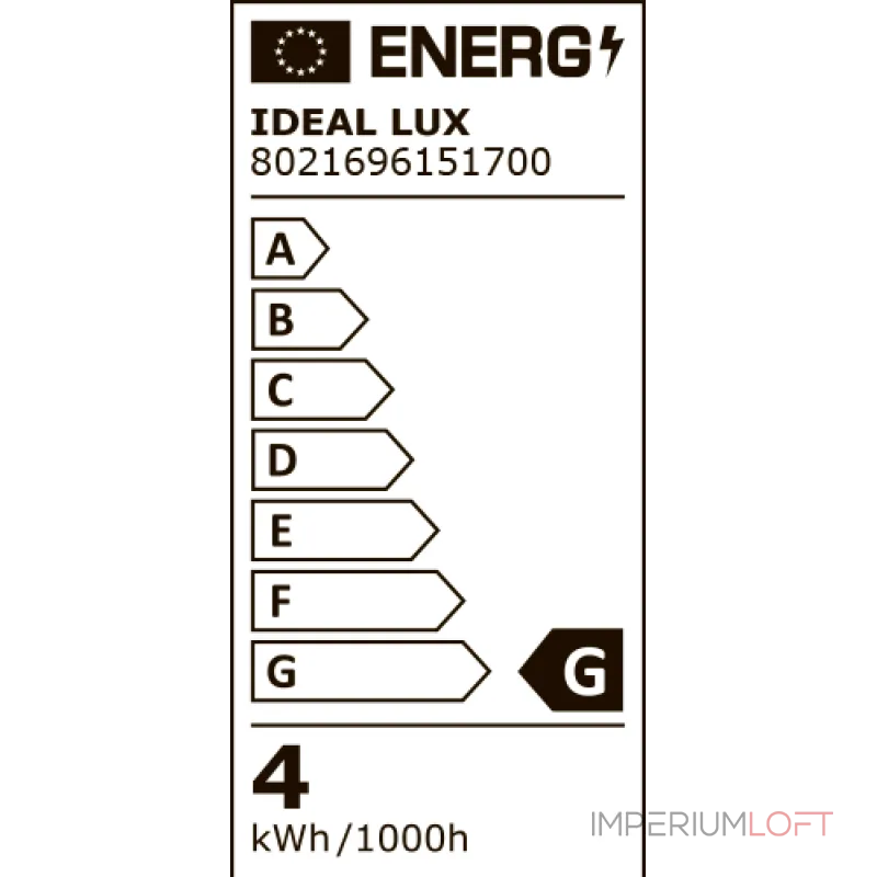 Филаментная лампа Ideal Lux LAMPADINE E27 151700 от ImperiumLoft Филаментная лампа Ideal Lux LAMPADINE E27 151700 от ImperiumLoft