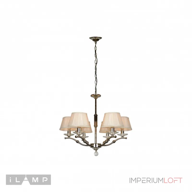 Подвесная люстра iLamp Vivaldi 85125/6 Хром от ImperiumLoft