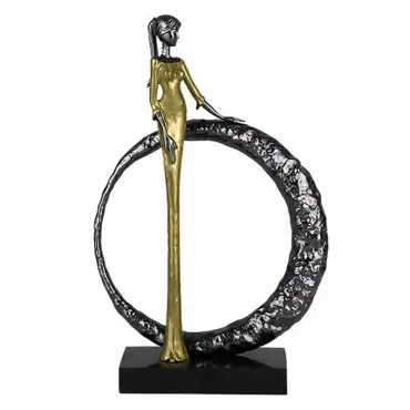 Статуэтка настольная iLedex PRETTY WOMAN 7404 BLACK & GOLD