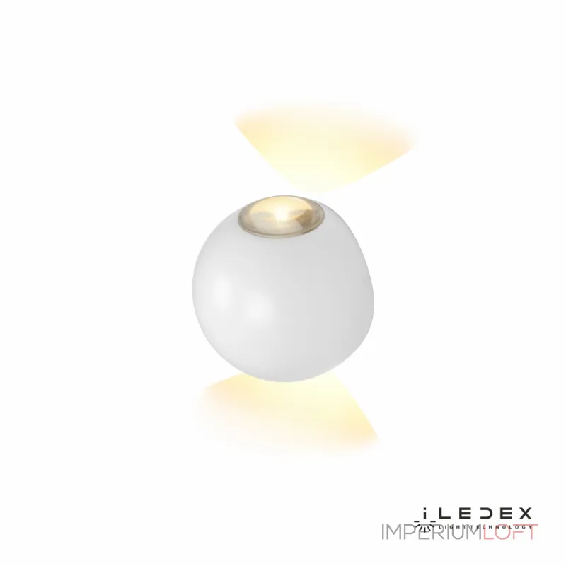 Настенный светильник iLedex Rainbow ZD8168-6W 3000K matt white от ImperiumLoft