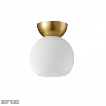 Светильник потолочный iLamp Mono C6079-1 GD+WH Светильник потолочный iLamp Mono C6079-1 GD+WH