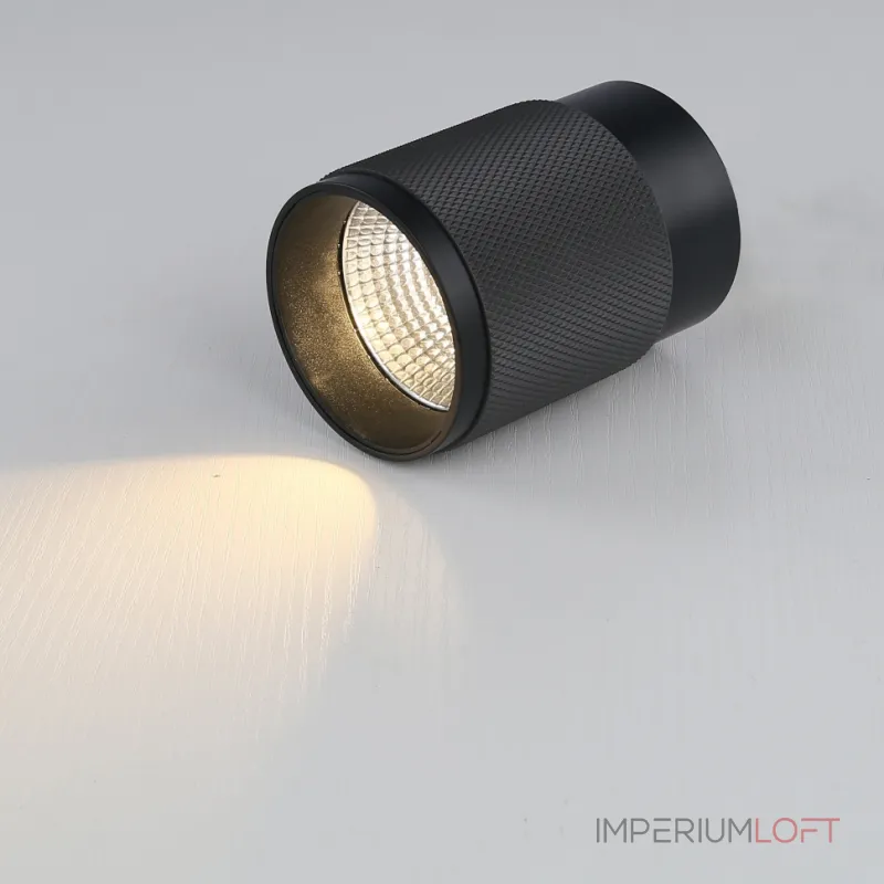 Светильник накладной iLEDEX Delta 1955-10W-3000K-36 BK+GRP от ImperiumLoft