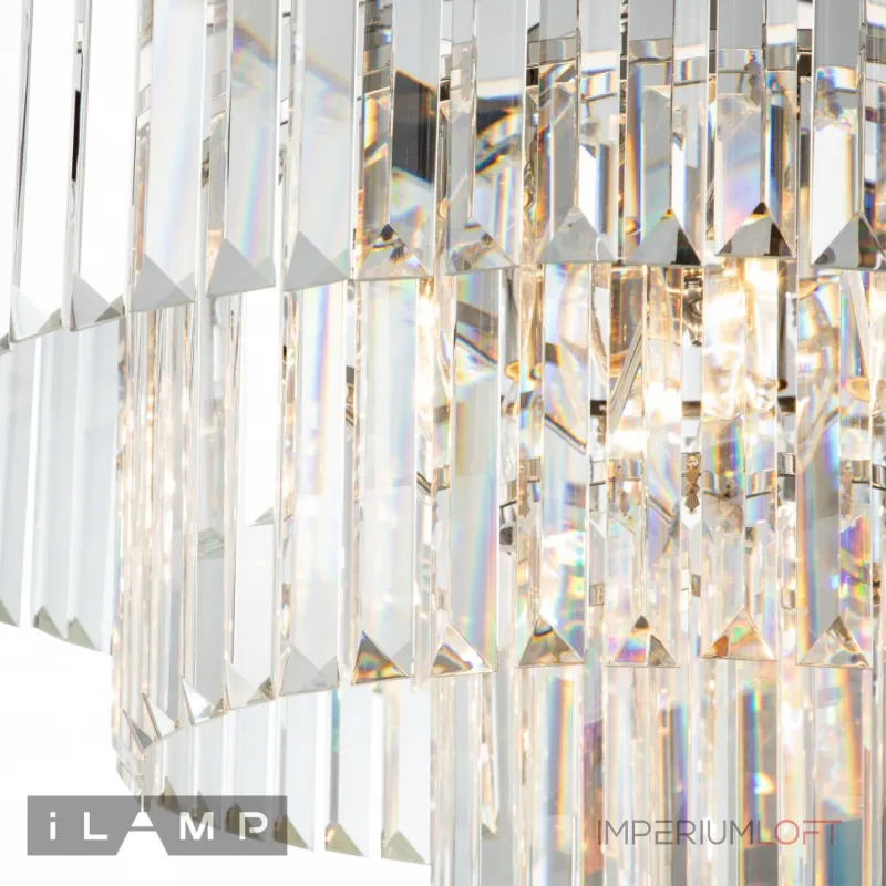 Подвесная люстра iLamp Triumph 7383/8P NICKEL Подвесная люстра iLamp Triumph 7383/8P NICKEL