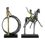 Статуэтка настольная iLedex PRETTY WOMAN 7405 BLACK & GOLD от ImperiumLoft