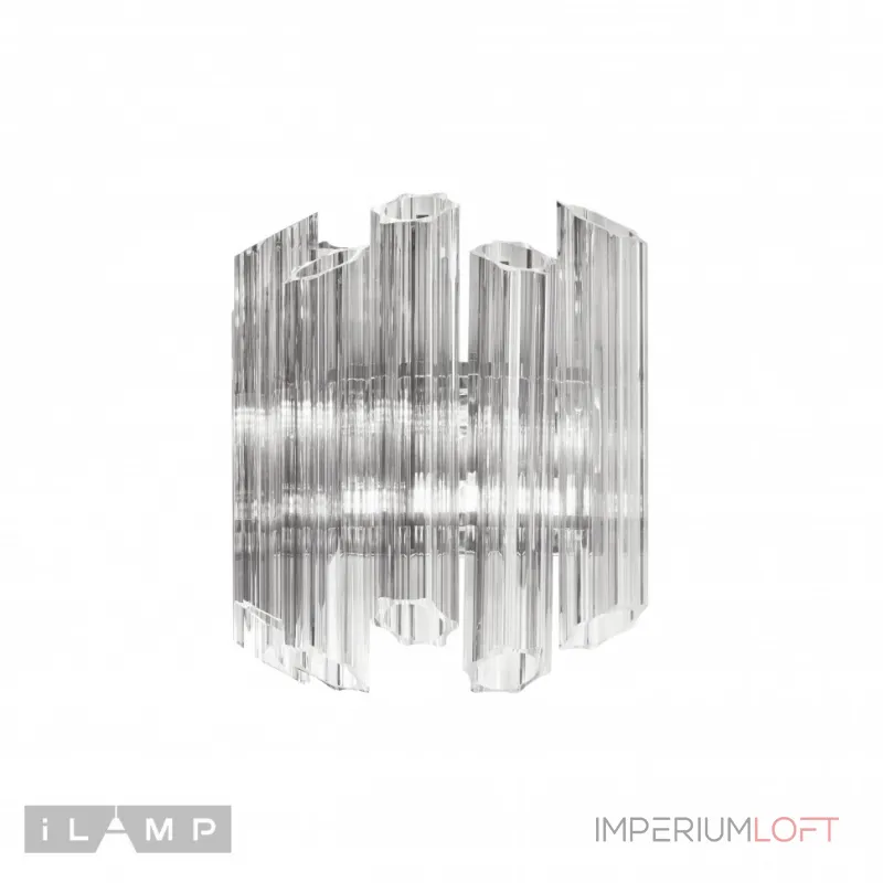 Настенный светильник iLamp Destiny MB0267-2 CHROME+CLEAR от ImperiumLoft