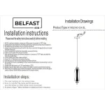 Подвесной светильник Belfast Herbison A1952 / A3 CA GL