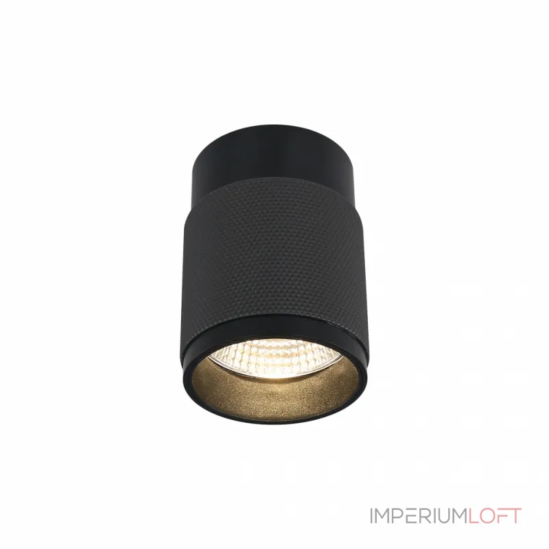 Светильник накладной iLEDEX Delta 1955-10W-3000K-36 BK+GRP от ImperiumLoft