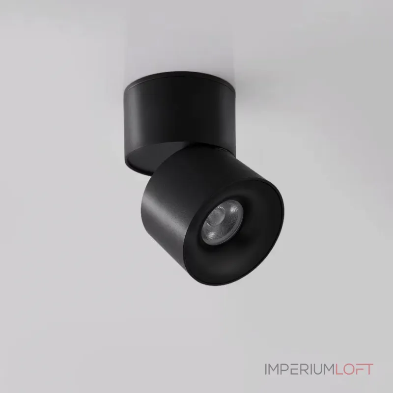 Светильник накладной iLEDEX Metrica 115-12W-D70-4K-55DG-BK от ImperiumLoft