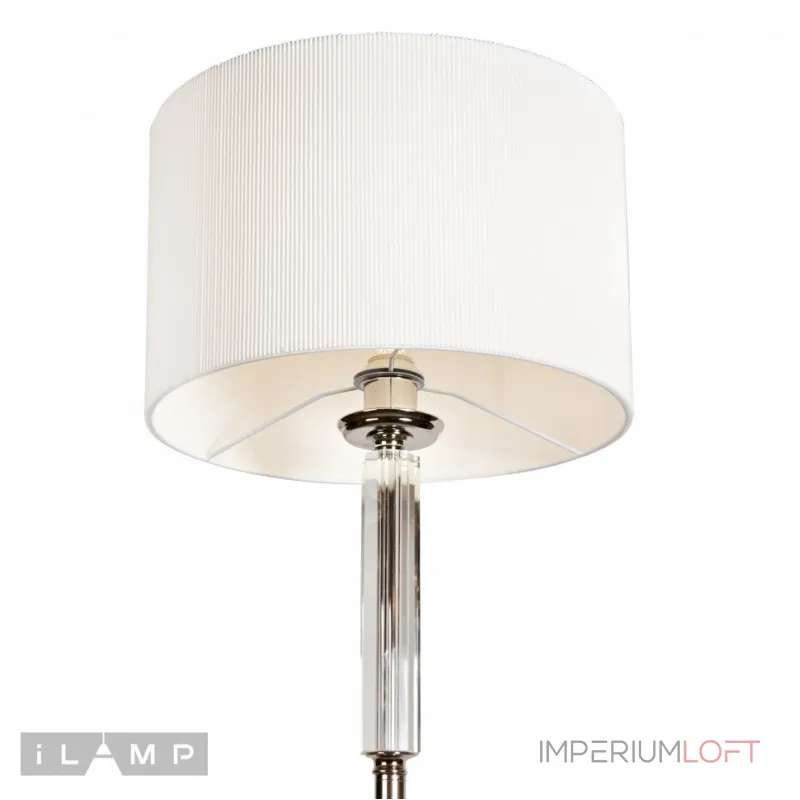 Напольный светильник iLamp Alexa F2404-1 Nickel от ImperiumLoft