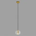 Подвесной светильник Belfast Pansy 6214-1 BR CL 