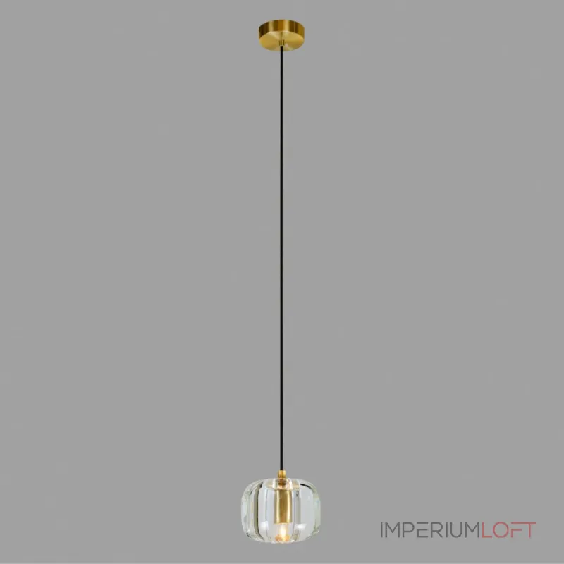 Подвесной светильник Belfast Pansy 6214-1 BR CL 