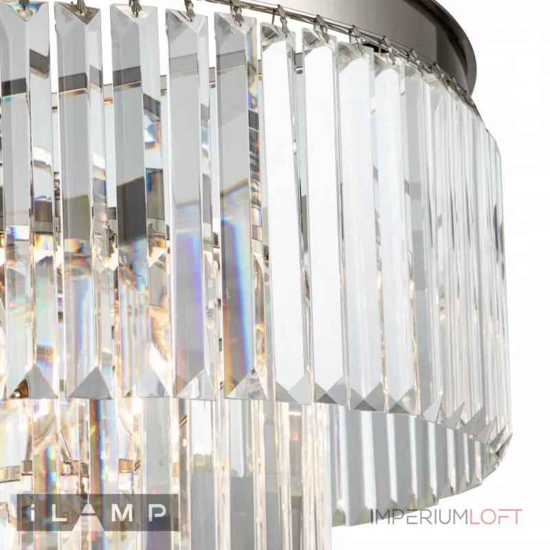 Подвесная люстра iLamp Triumph 7383/8P NICKEL Подвесная люстра iLamp Triumph 7383/8P NICKEL