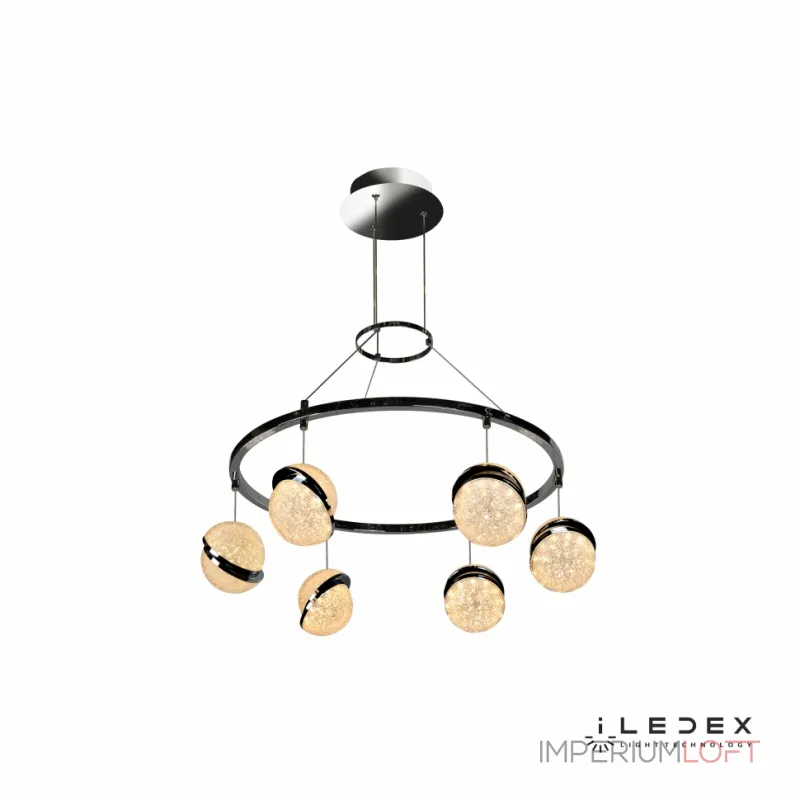 Подвесная люстра iLedex Crystal Ball C4474-6 Хром