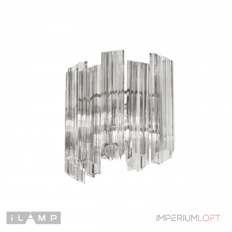 Настенный светильник iLamp Destiny MB0267-2 CHROME+CLEAR от ImperiumLoft