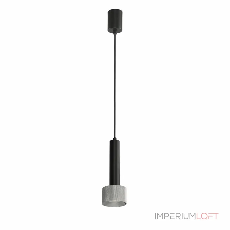 Подвесной светильник iLEDEX Delta 2362-1 BK+SL Подвесной светильник iLEDEX Delta 2362-1 BK+SL