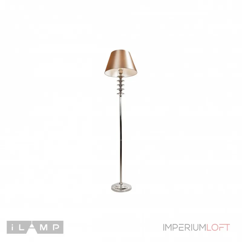 Напольный светильник iLamp Rolling F2406-1 Nickel от ImperiumLoft
